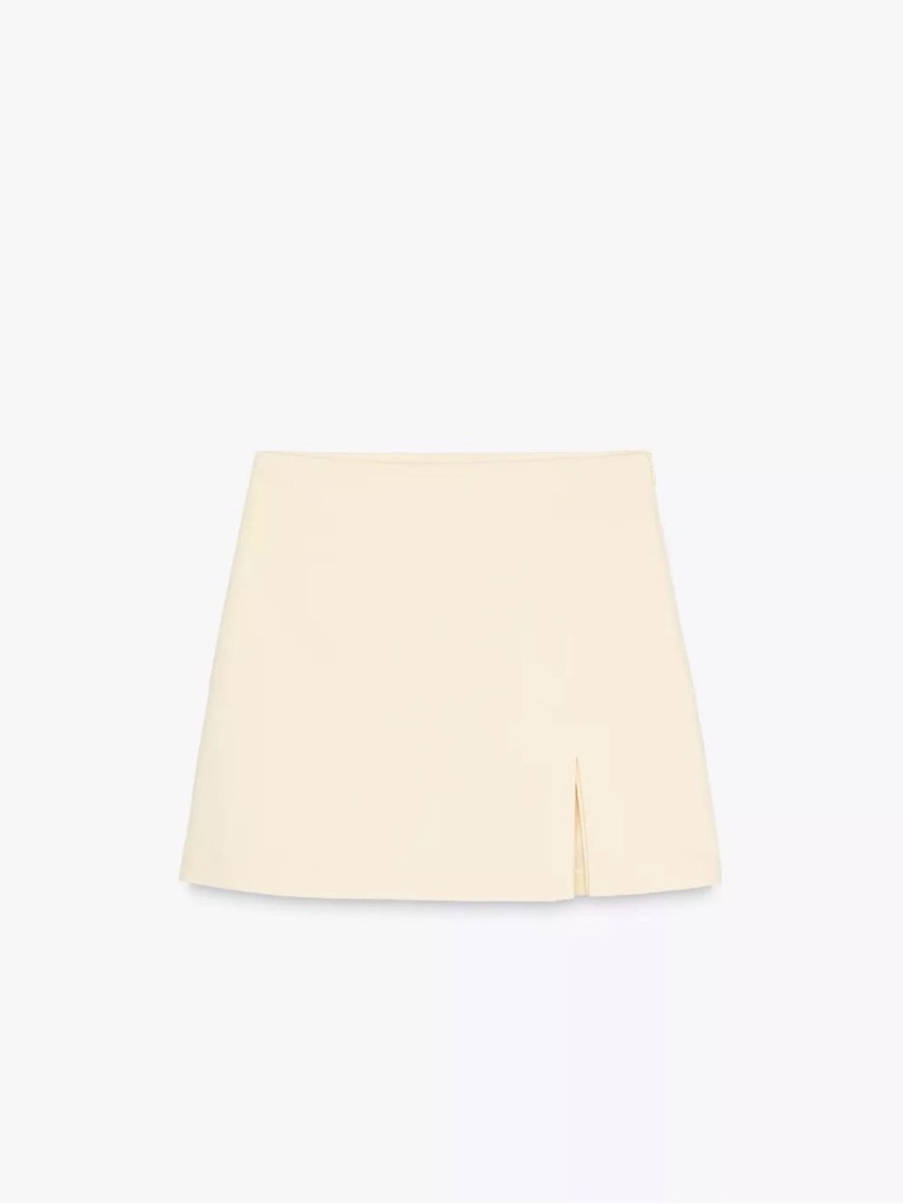 Zara Butter Yellow High-Rise Skort